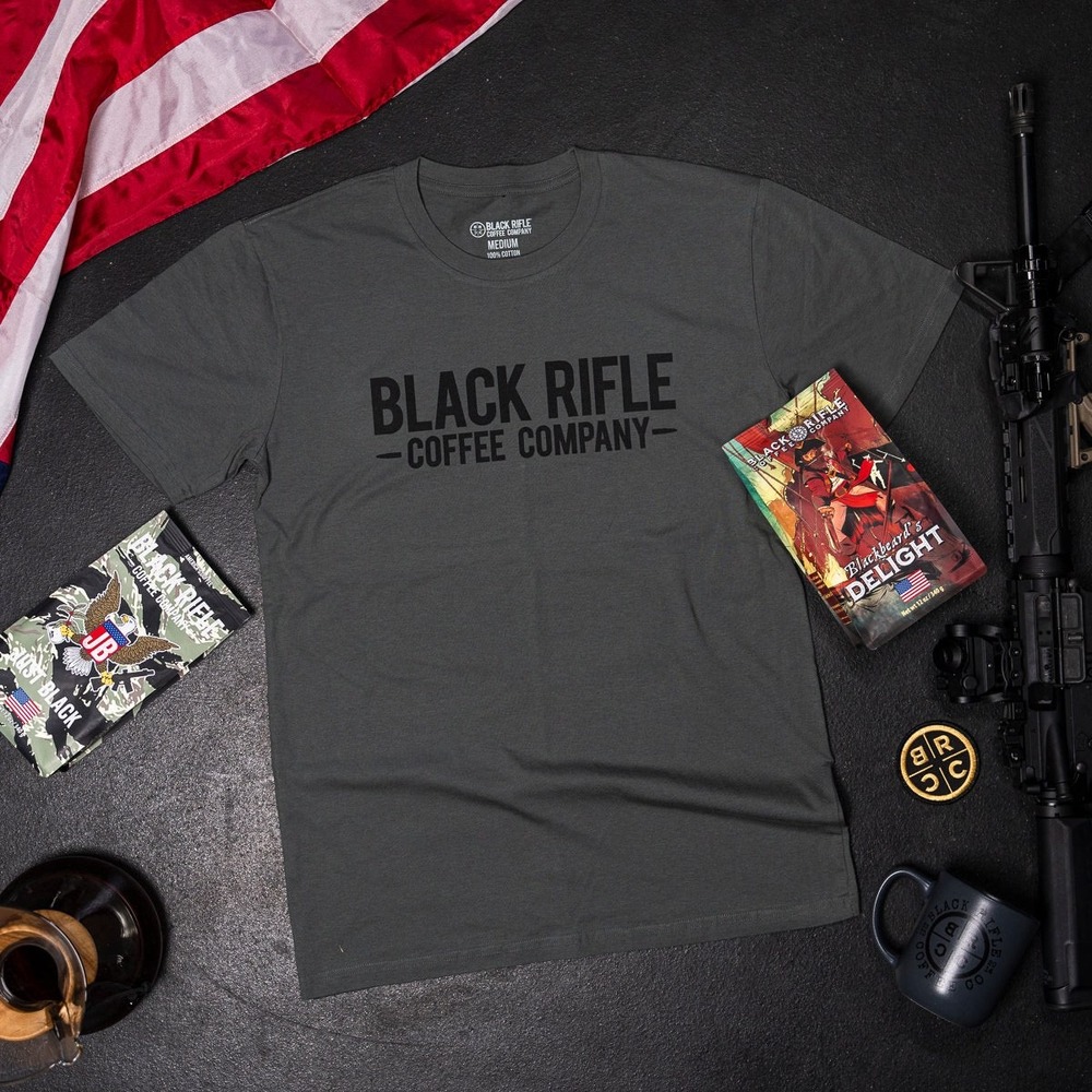 Black Rifle Coffee Company T-Shirt Mens Large Military Green New With Tags